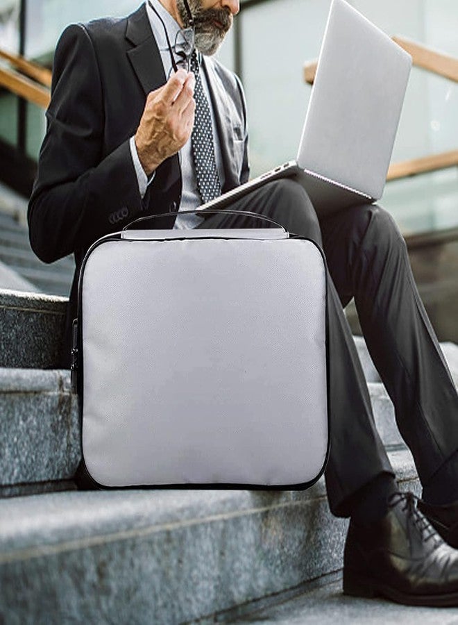 MAHNTMART PVC Fireproof Document Bags -Safe Box Fireproof Waterproof with Lock,Fireproof Document Safe Document Organizer for Travel, Fireproof File Storage Bag with Lock 14.6"X 11.4"X 3.9"(Grey) - Image 2